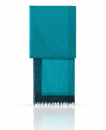 Палантин Унисекс W-BORDE/GREEN.NAVY